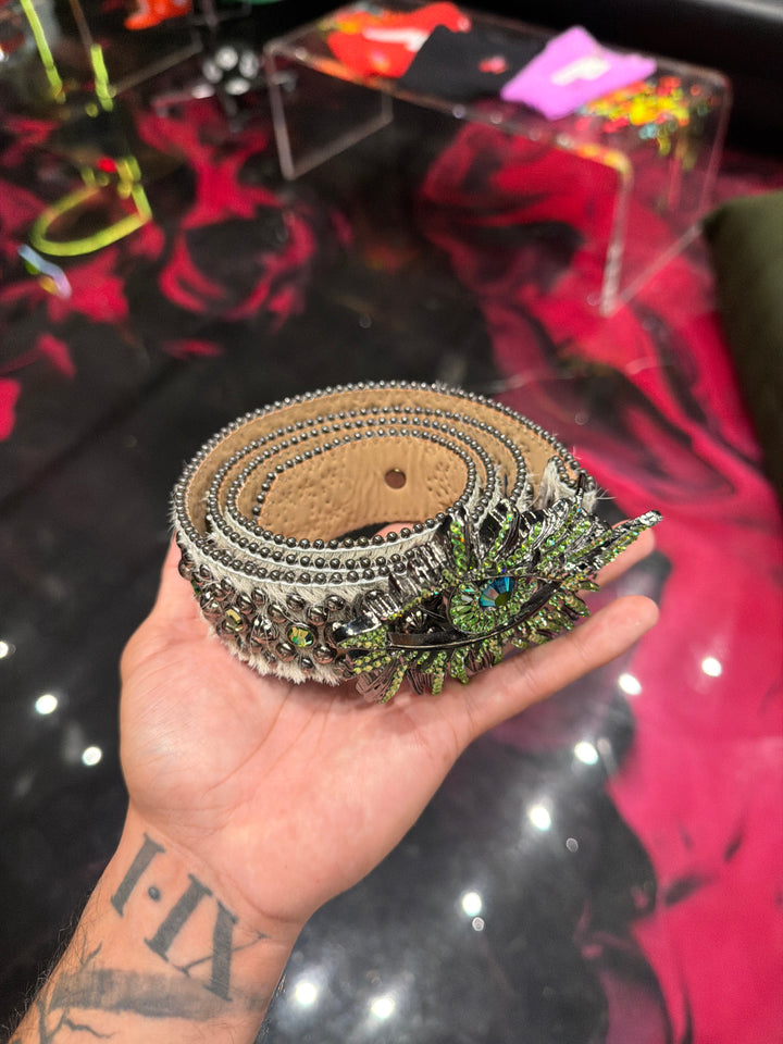B.B Simon Evil Eye Belt ‘Green’ Pre-Owned
