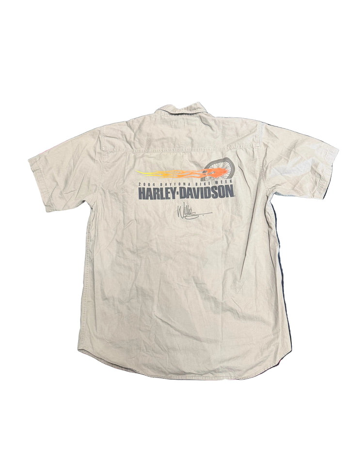 Harley Davidson Vintage Button Up