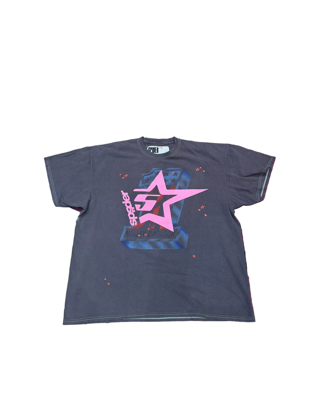 Sp5der Harley Davidson Graphic Tee