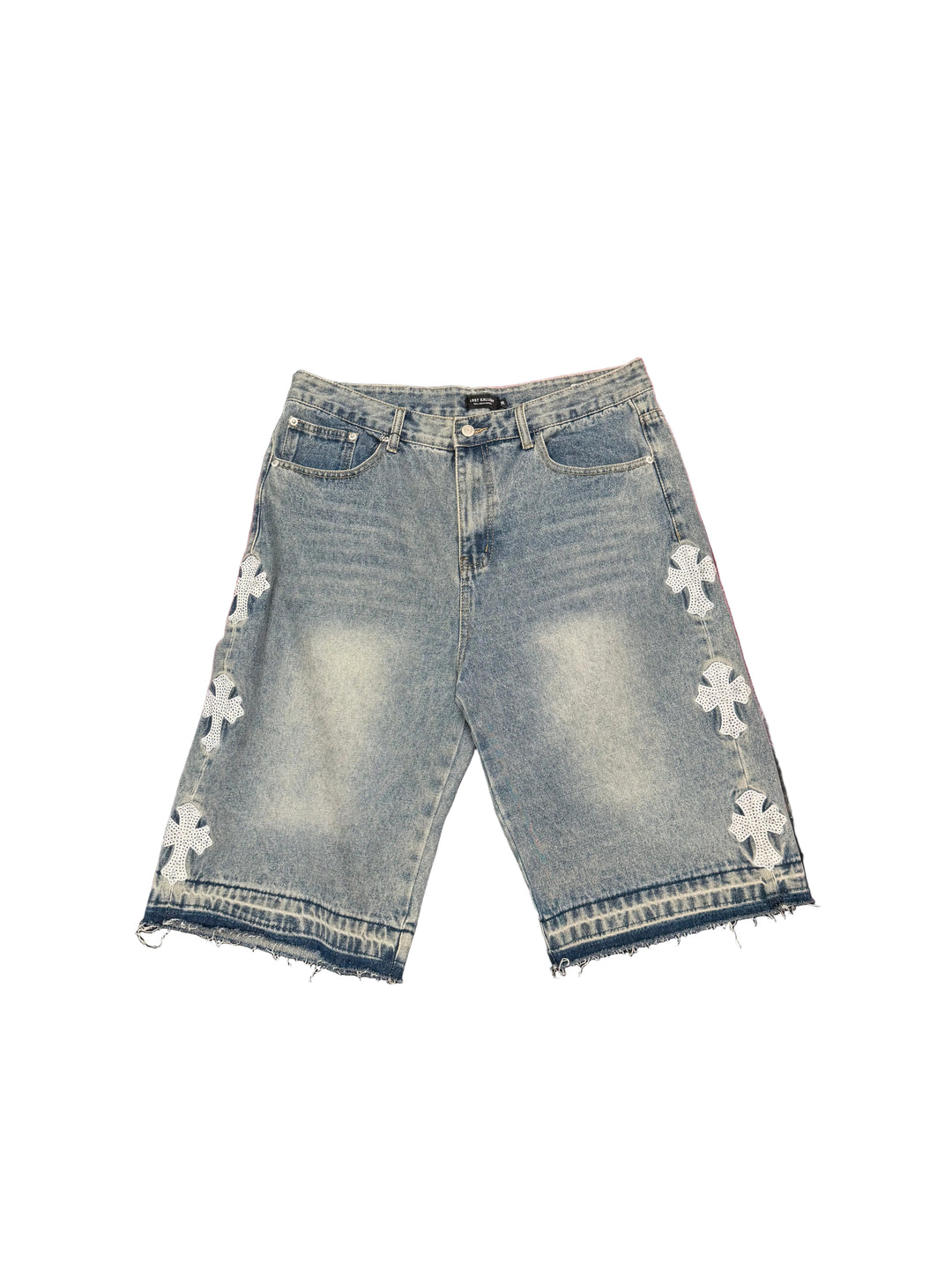 Lost Gallery Denim Cross Shorts
