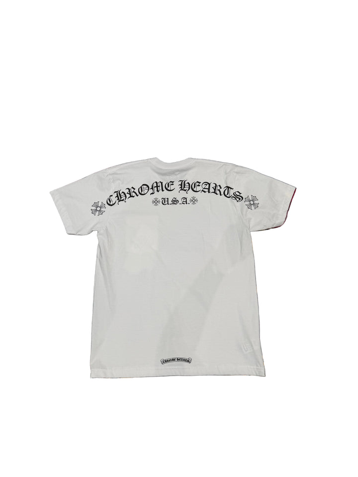 Chrome Hearts USA Banner Back Logo T Shirt