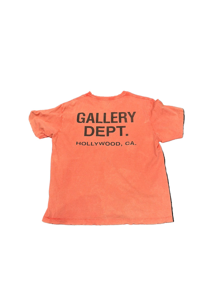 Gallery Dept Vintage Pocket Logo Tee Sun Washed Red Pre-Owned