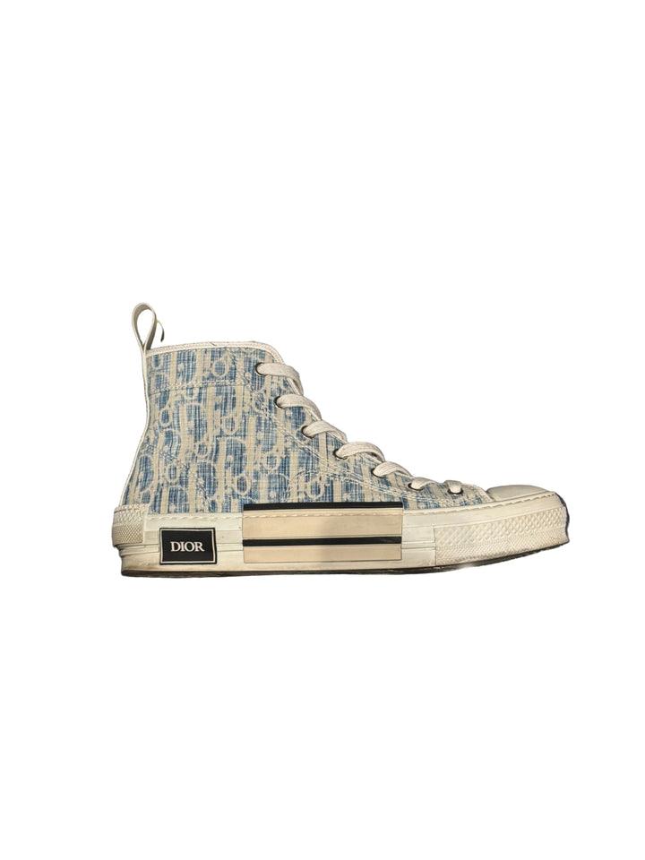Dior B23 Hi Top ‘Blue Denim’ Pre-Owned No Box