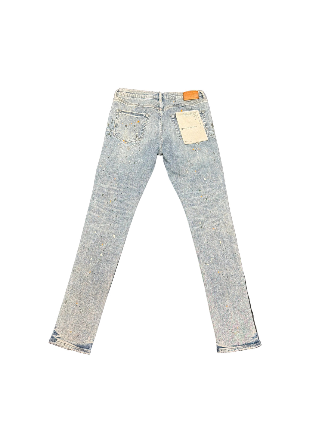 Purple Brand Distressed Paint Splatter Jeans Pre-Owned