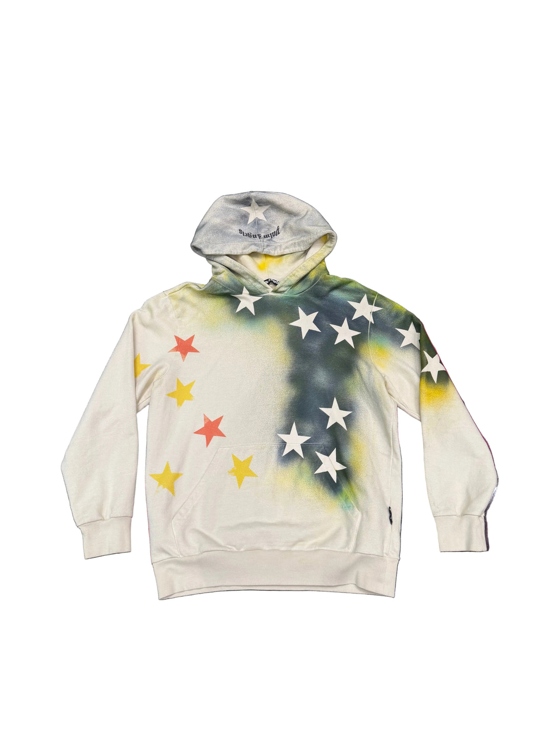 Palm Angels Sprayed Stars Vintage Hoodie