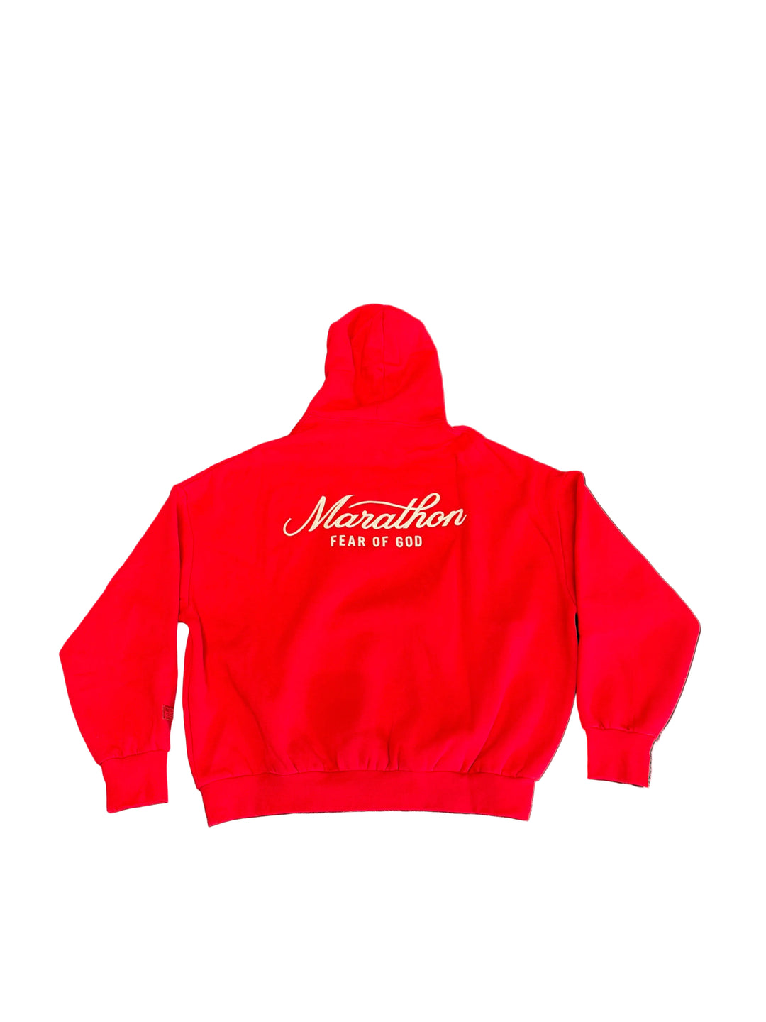 Essentials x Fear of God x Marathon Hoodie Red