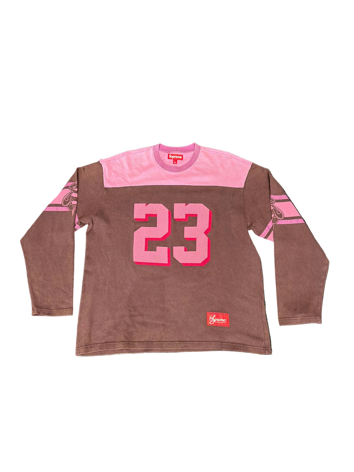 Supreme Bumblebee L/S Football Top ‘Brown’ Pre-Owned