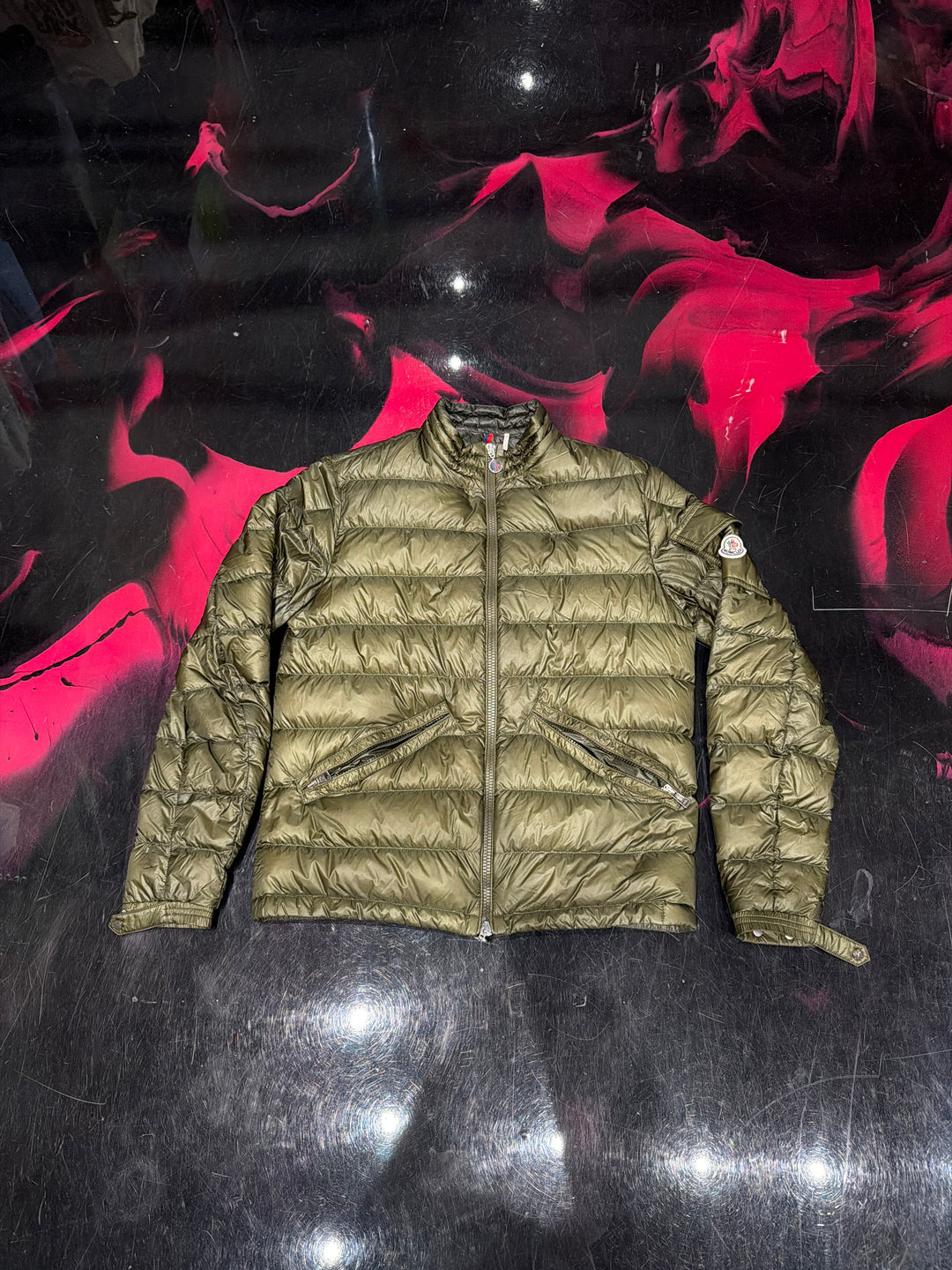 Moncler Puffer Jacket ‘Green’ Pre Owned