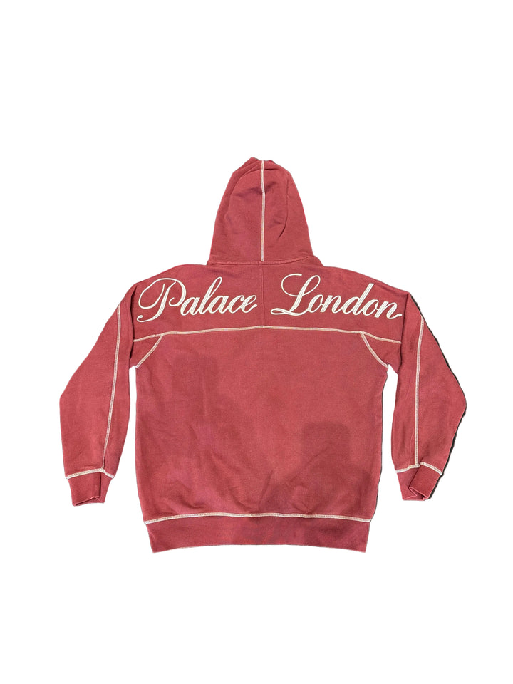 Palace Burgundy Hoodie Pre Owned