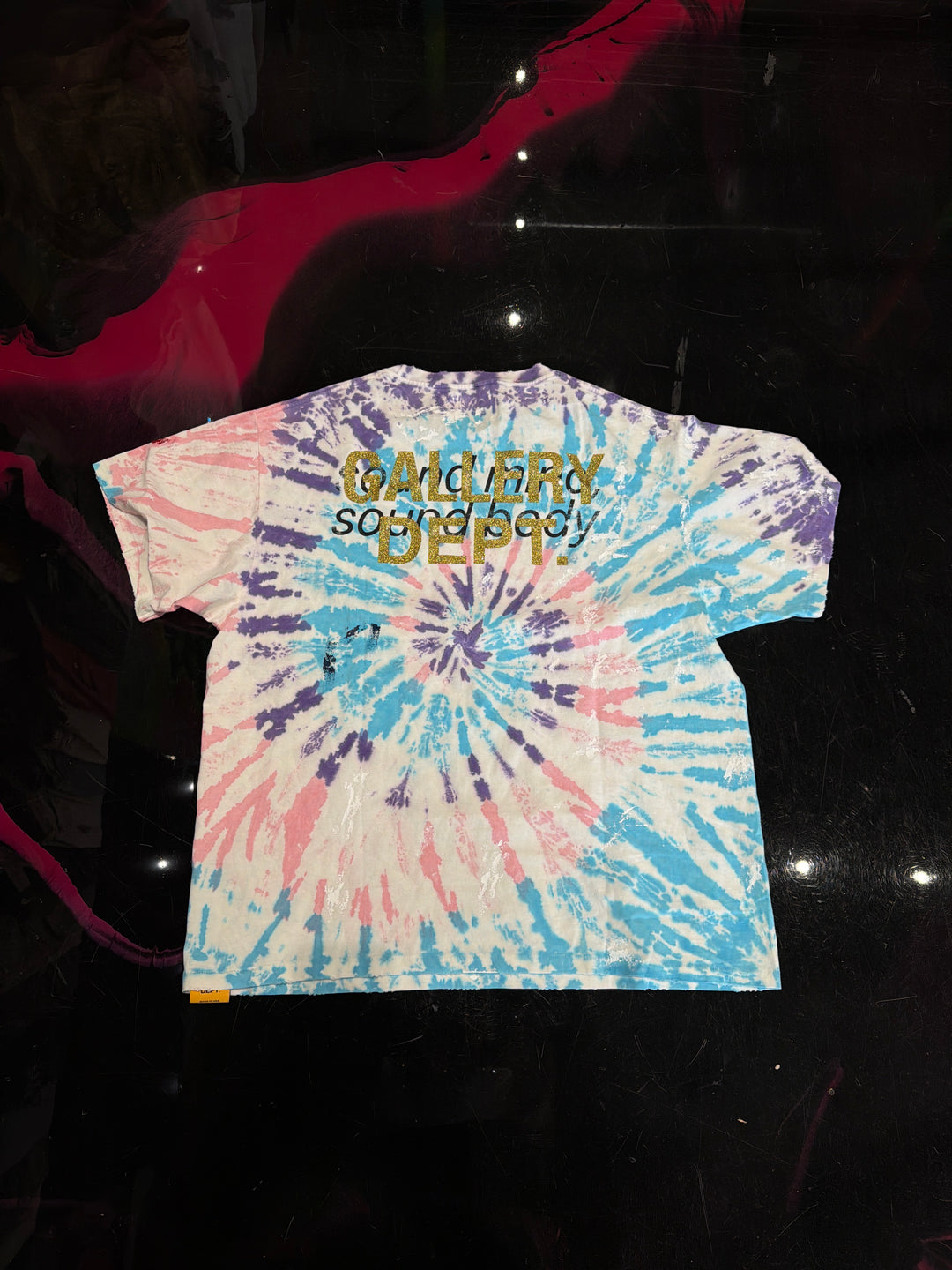 Gallery Dept Asics T Shirt Tie-Dye