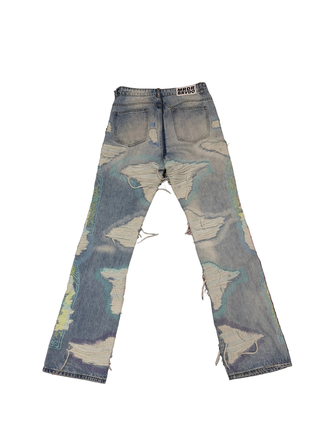 Who Decides War by EV Bravado Stud Distressed Jeans
