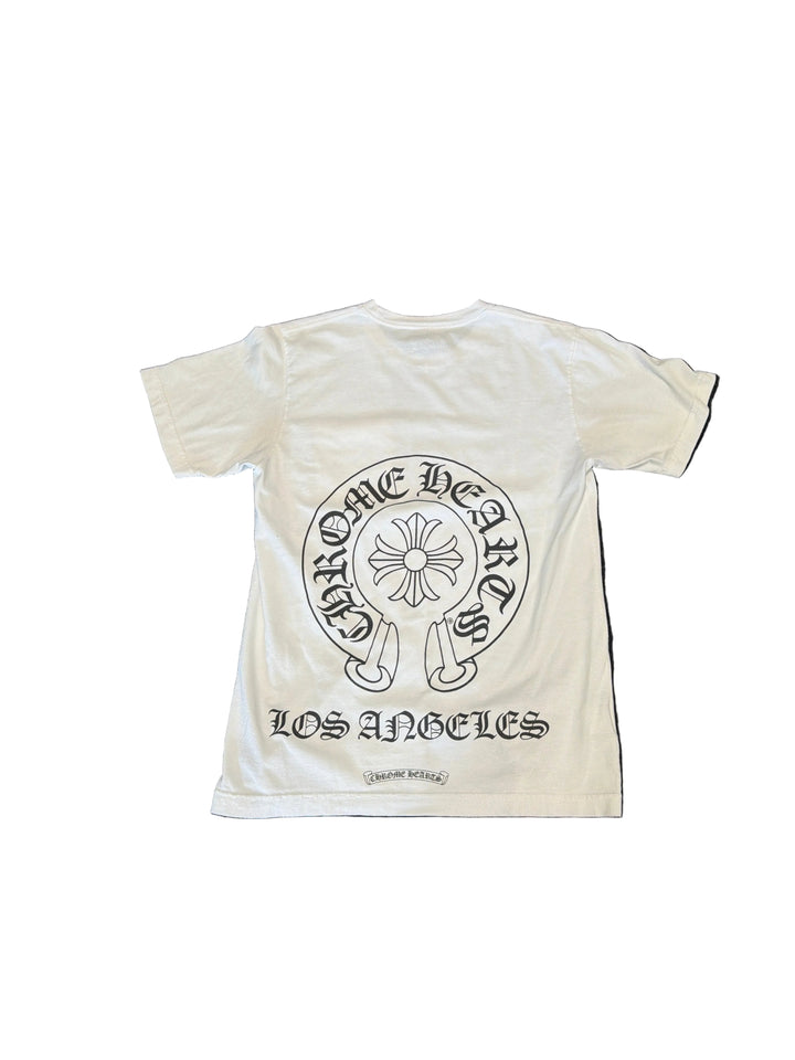 Chrome Hearts Horseshoe Los Angeles Exclusive Tee ‘White’ Pre Owned