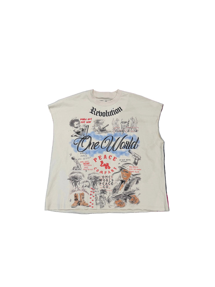 One World Peace Sleeveless Tee