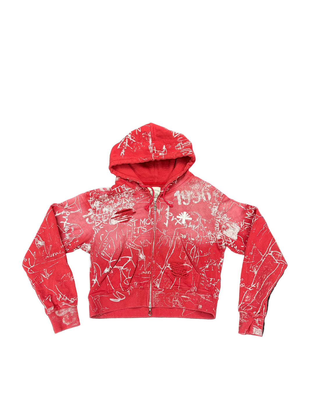 Vertabrae Silo Sketch Zip Up Hoodie