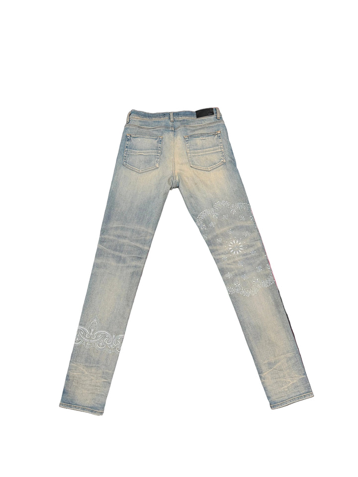 Amiri Bandana Print Jeans