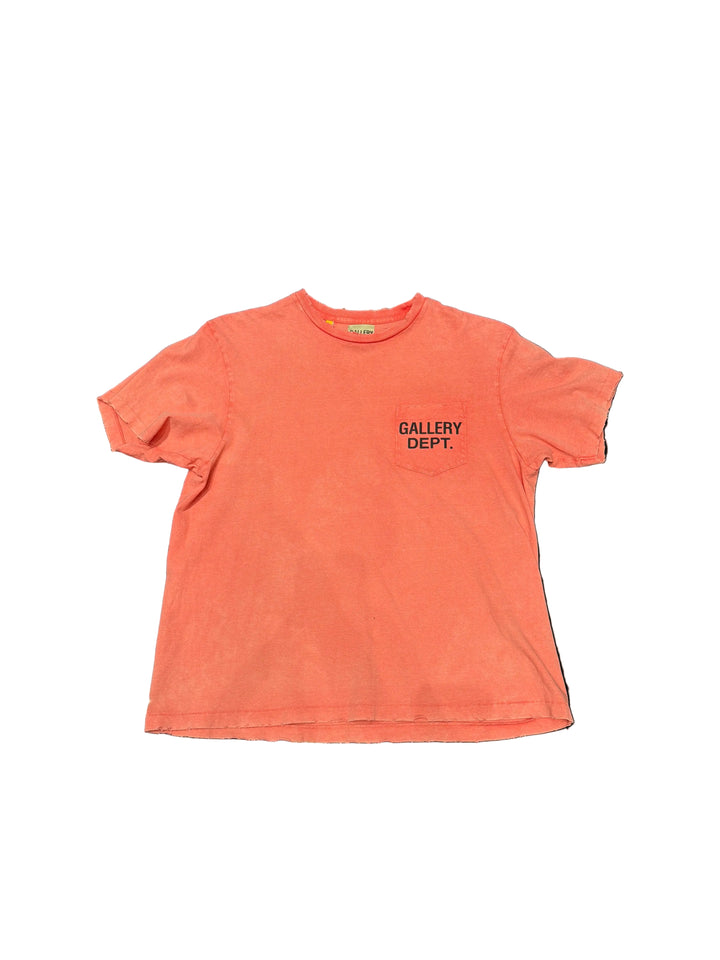 Gallery Dept Vintage Pocket Logo Tee Sun Washed Red Pre-Owned