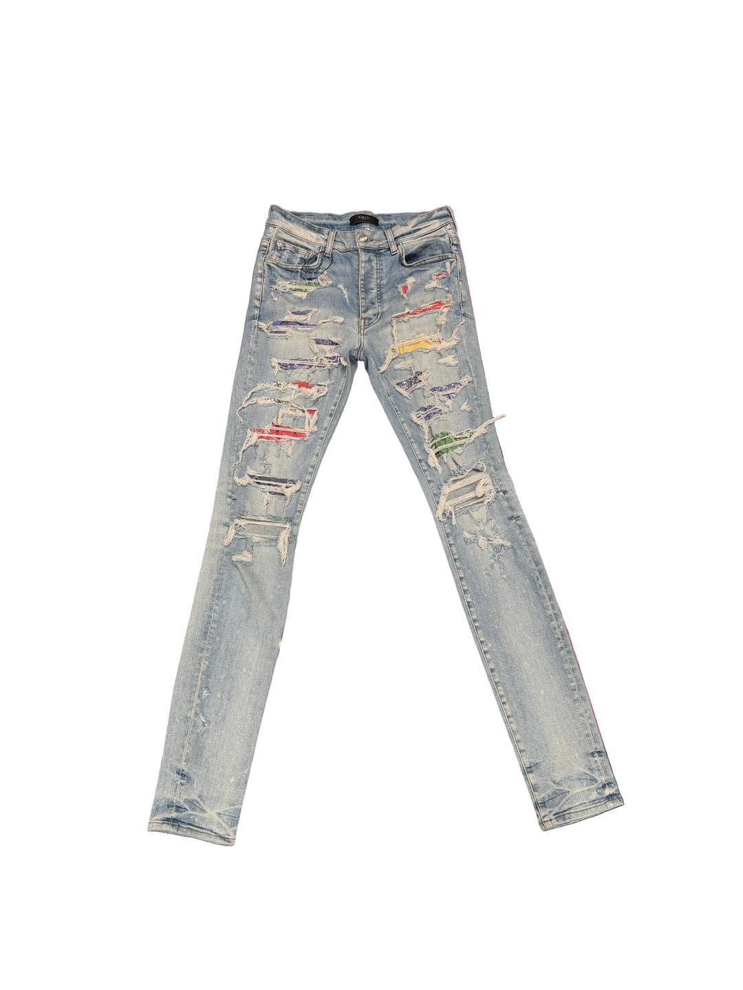 Amiri MX1 Jeans Multicolor Patch