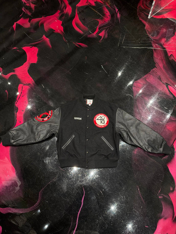 Supreme 40 Acres Malcolm X Varsity Jacket Pre-Owned