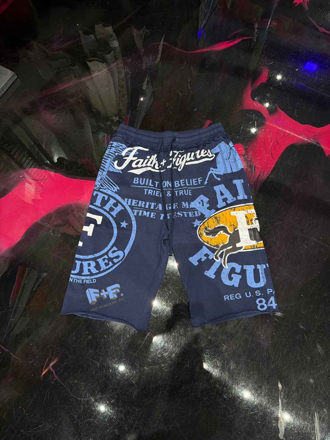 Faith + Figures Built On Belief Sweat Shorts