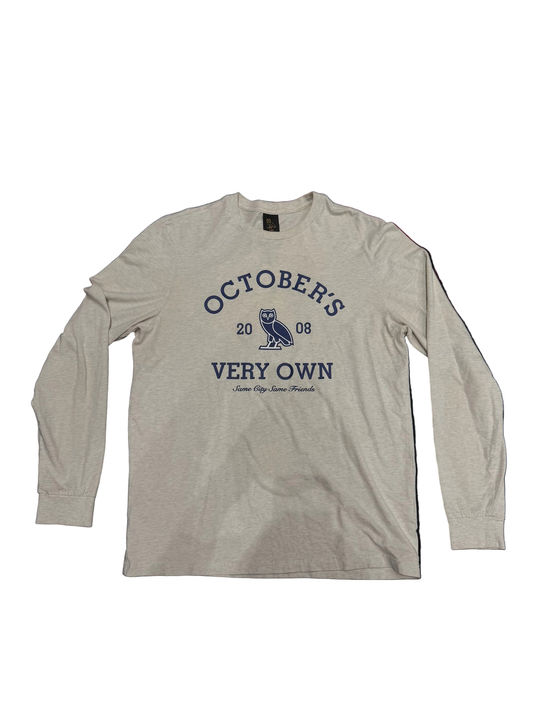 OVO Collegiate Long Sleeve T Shirt Pre-Owned