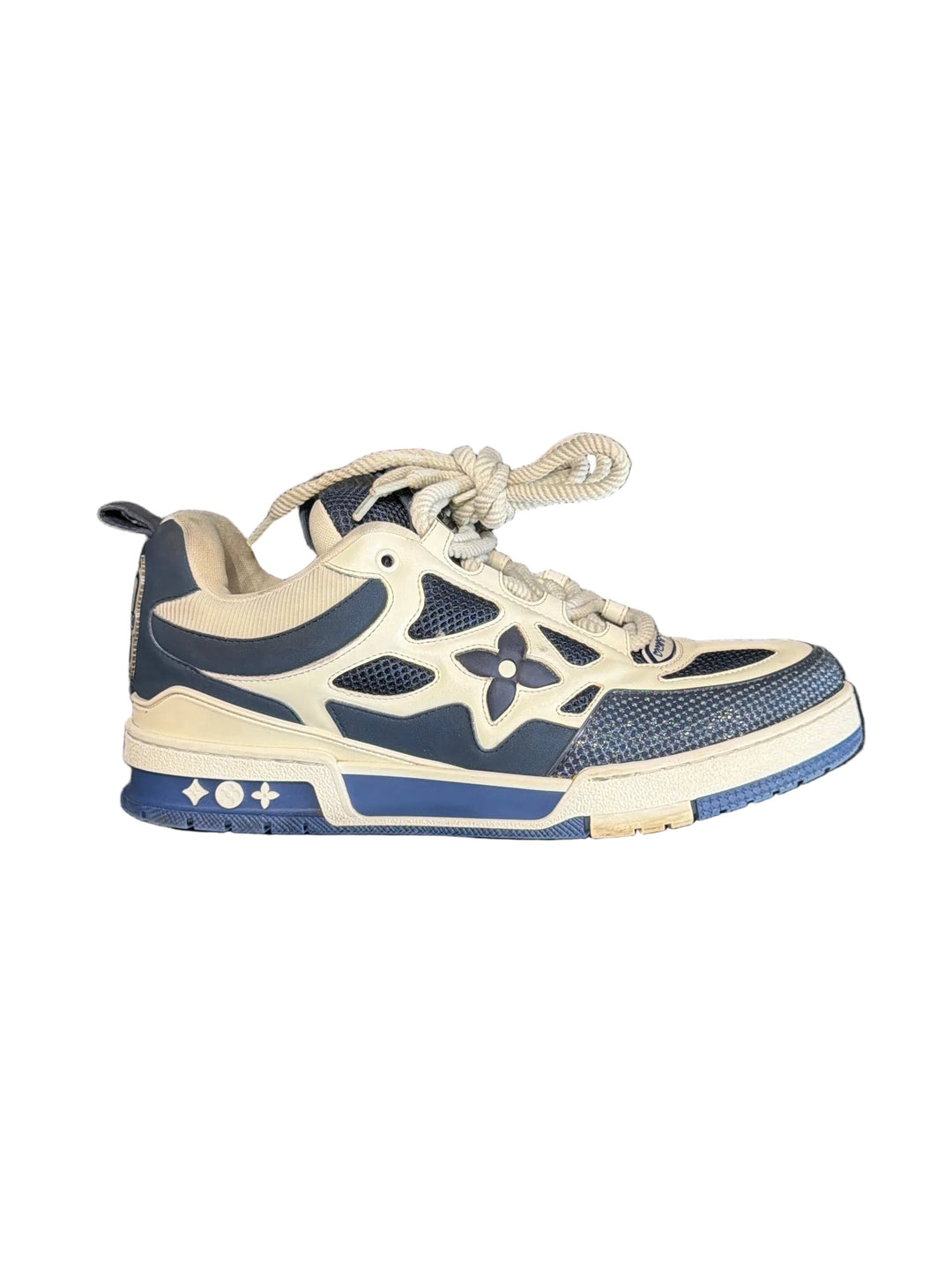 Louis Vuitton Skate Sneaker ‘Marine White’ Pre-Owned No Box