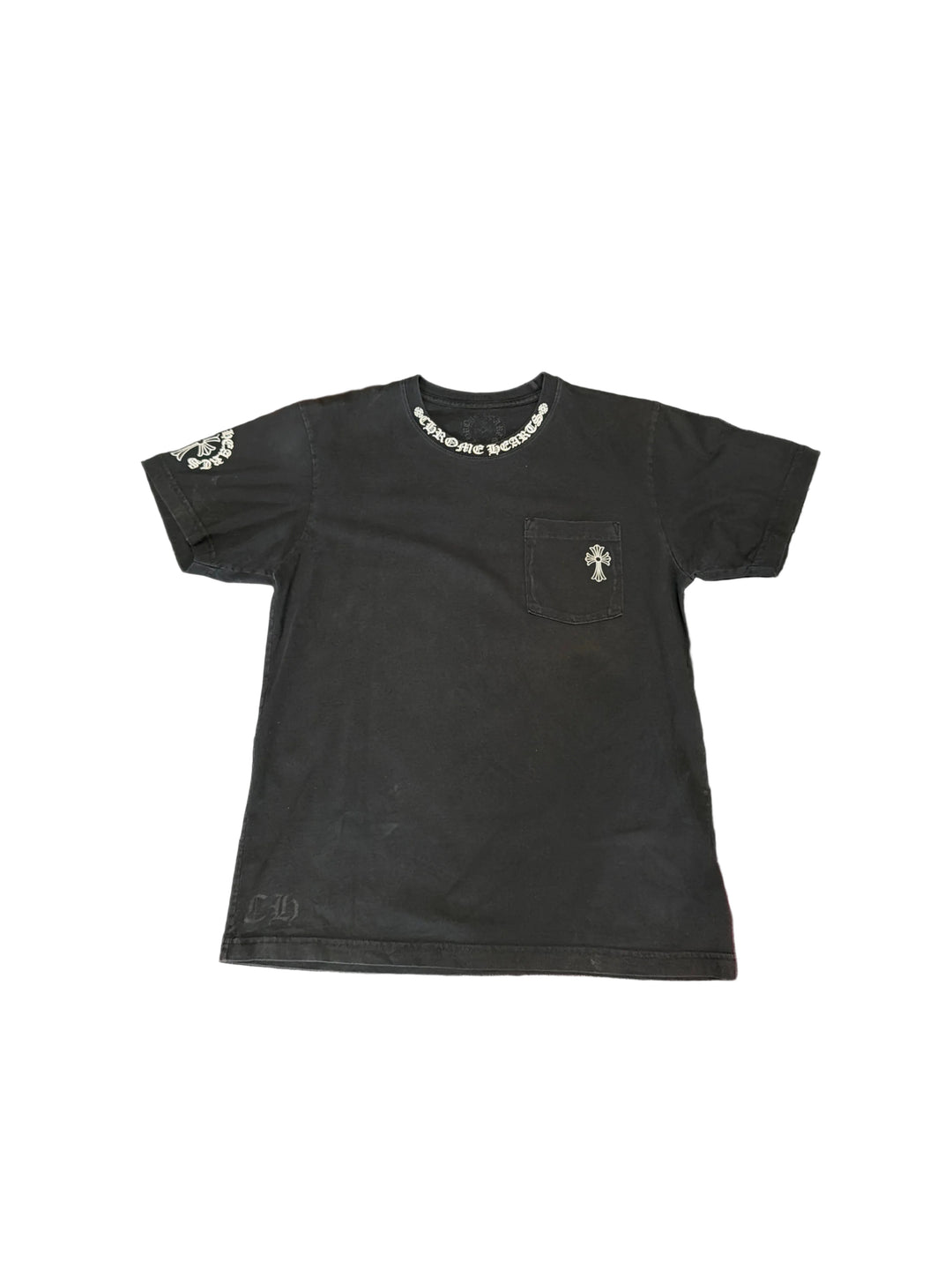 Chrome Hearts Neck Logo Cross Circle Tee Pre Owned