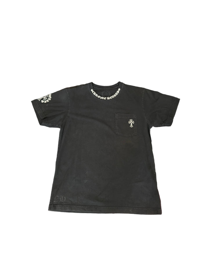Chrome Hearts Neck Logo Cross Circle Tee Pre Owned
