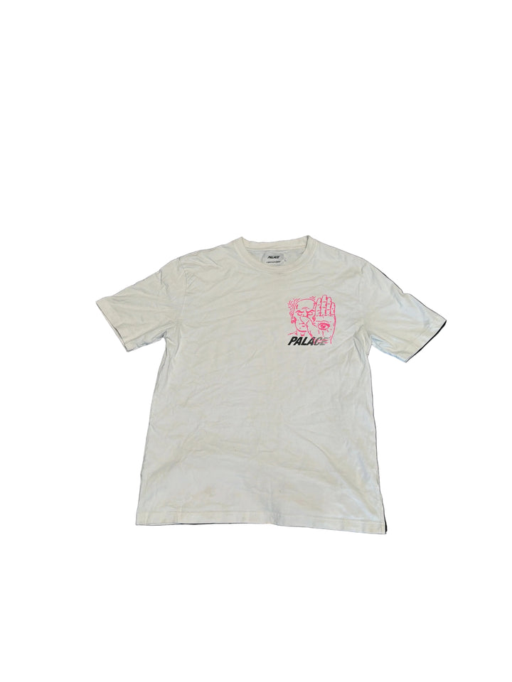 Palace Mad Boy White Tee Pre Owned