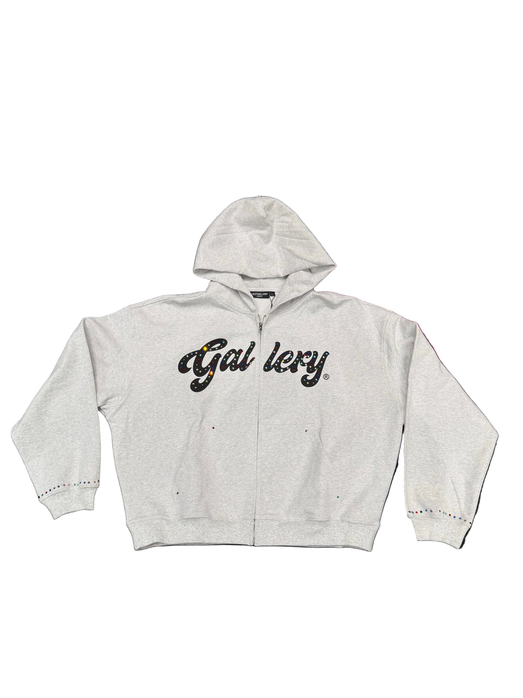 Lost Gallery Logo Zip Up Hoodie