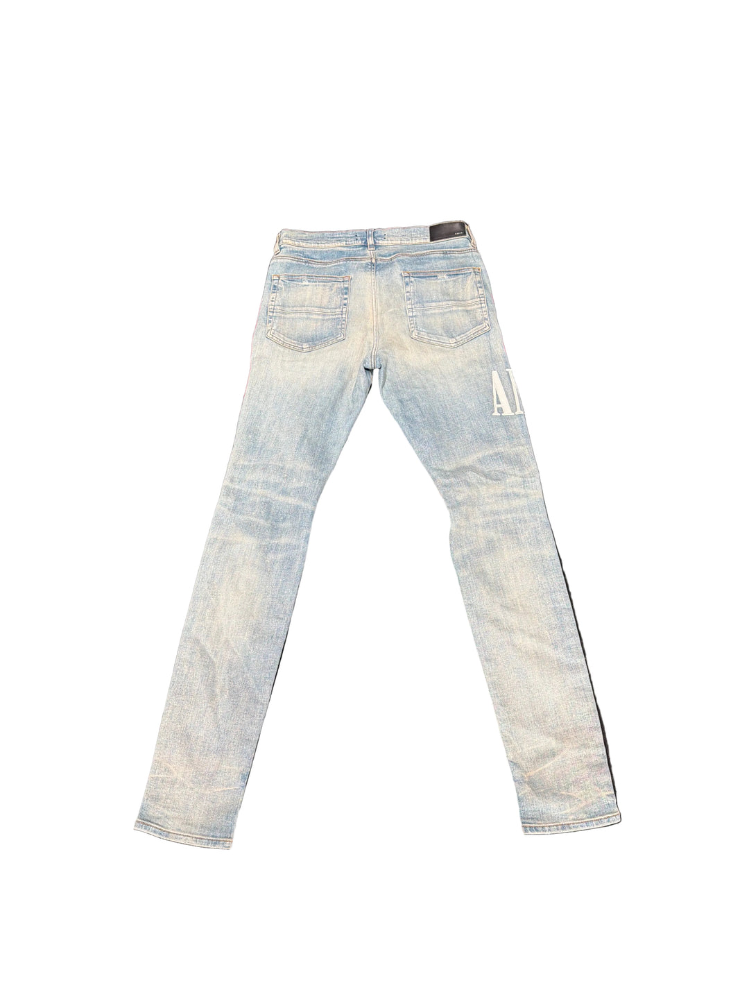 Amiri Logo Denim Wash Jeans Pre-Owned