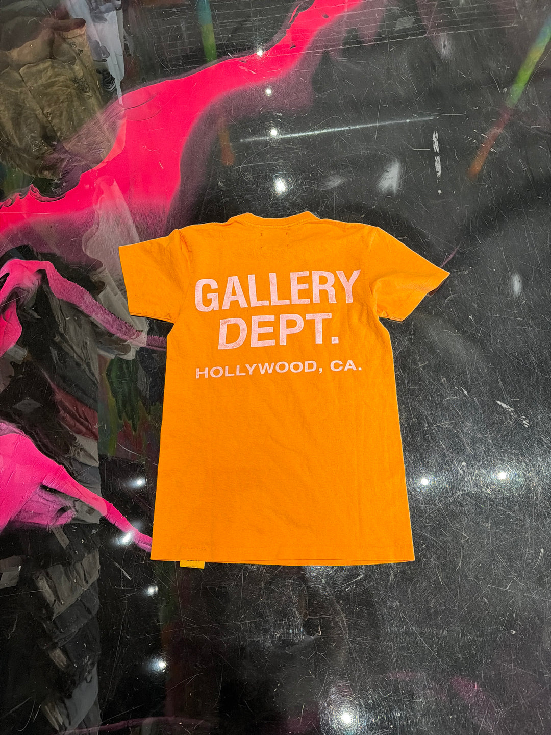 Gallery Dept Souvenir Tee Bright Orange