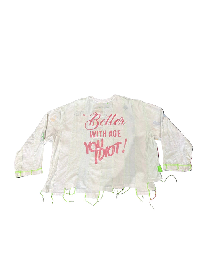 Better With Age Idiot Reversible T Shirt Pre-Owned