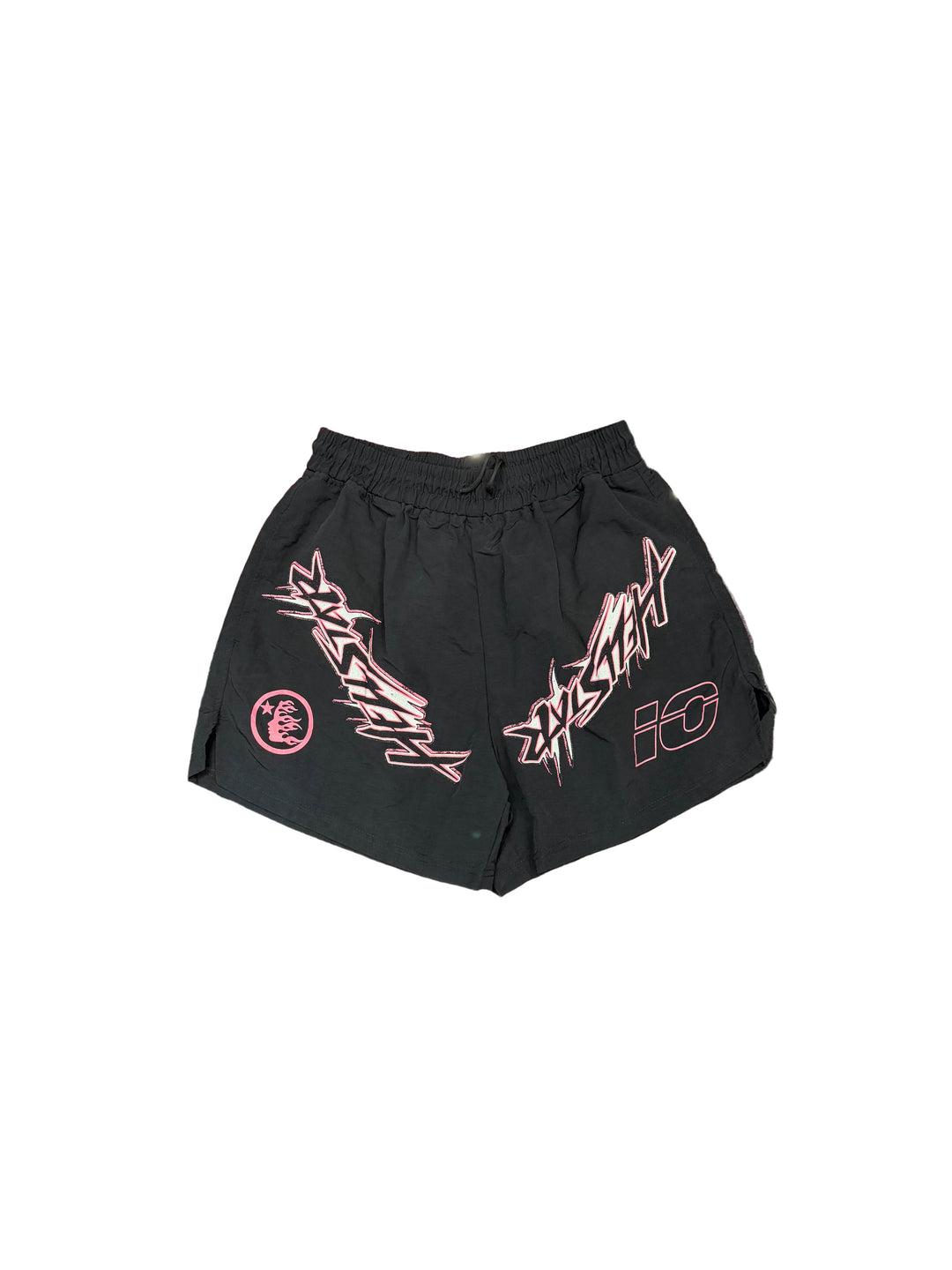 Hellstar Waxed Nylon Athletic Shorts