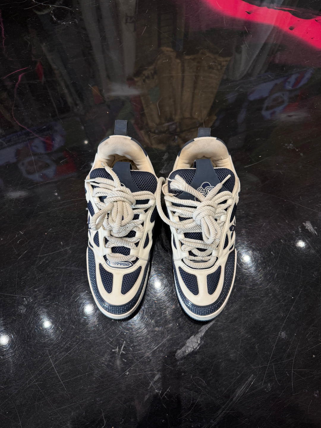 Louis Vuitton Skate Sneaker ‘Marine White’ Pre-Owned No Box