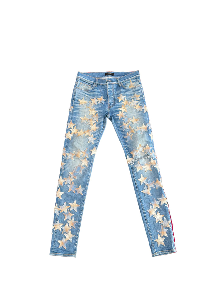 Amiri Chemist Golden Star Jeans Pre-Owned
