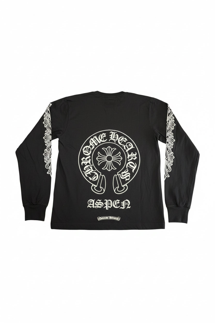 Chrome Hearts Floral Long Sleeve Aspen ‘Black’