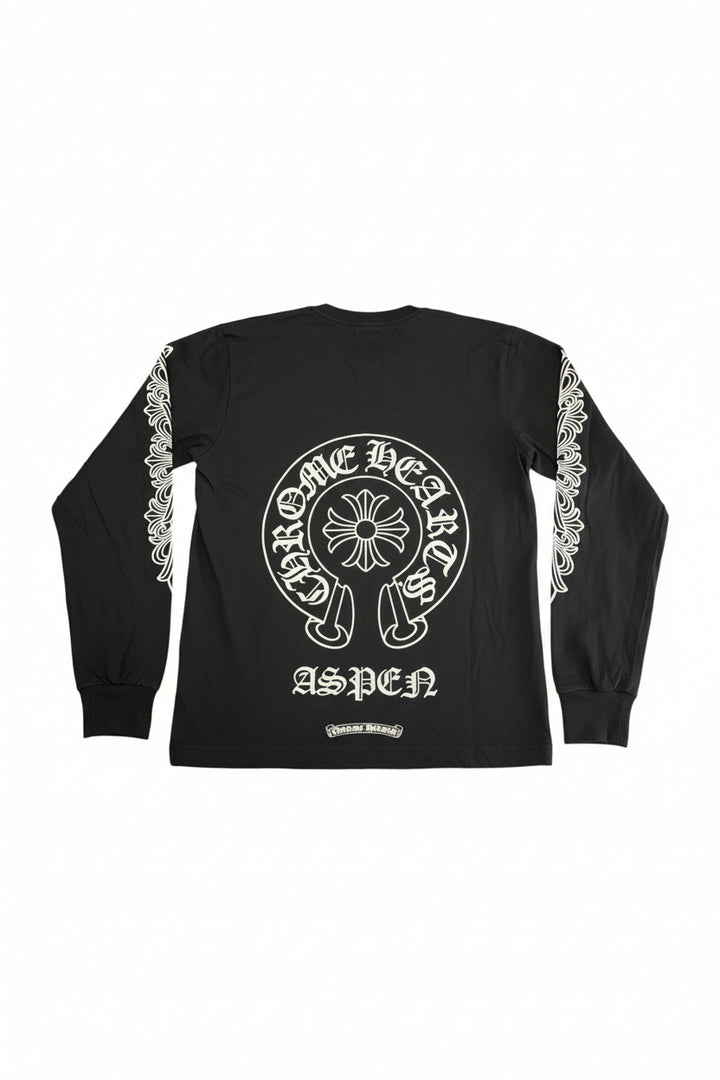 Chrome Hearts Floral Long Sleeve Aspen ‘Black’