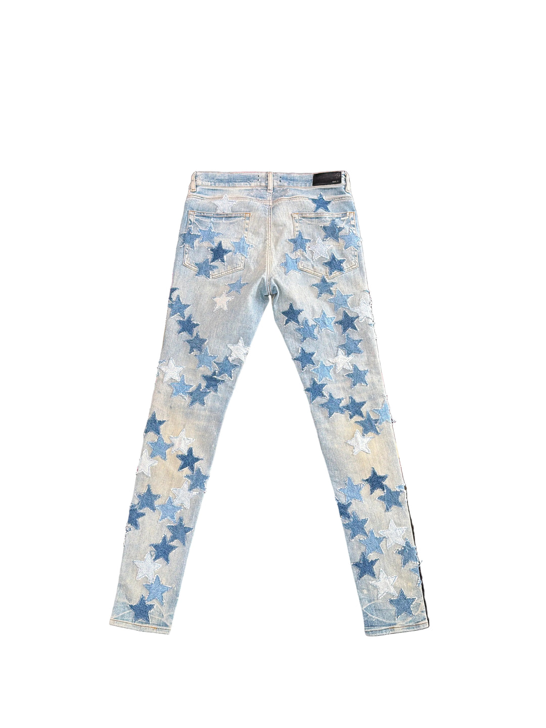 Amiri Chemist Denim On Denim Pre-Owned