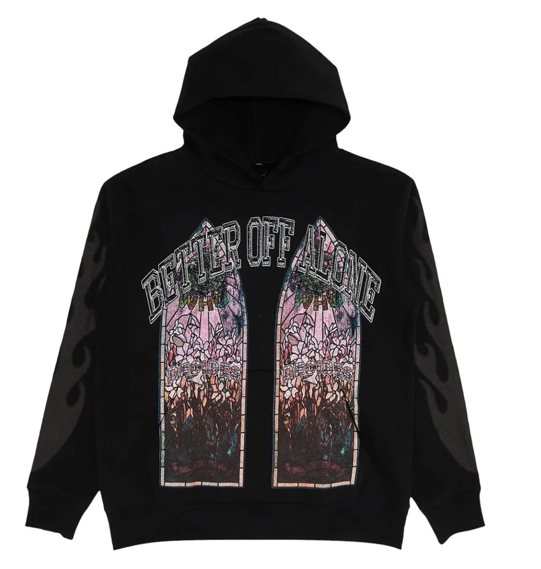 Who Decides War Better Off Alone Hoodie