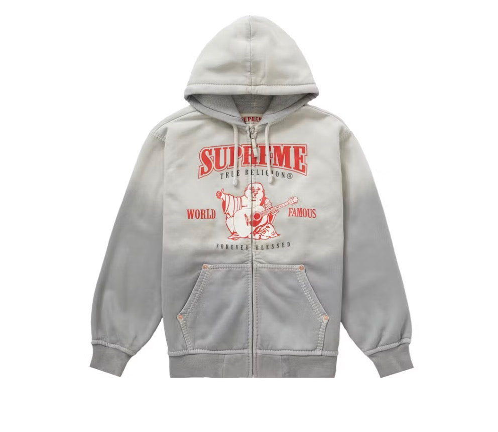 Supreme True Religion Zip Up Hooded Sweatshirt