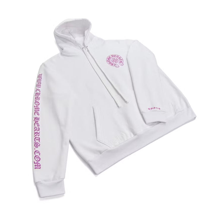 Chrome Hearts Horseshoe Hoodie Purple Glitter