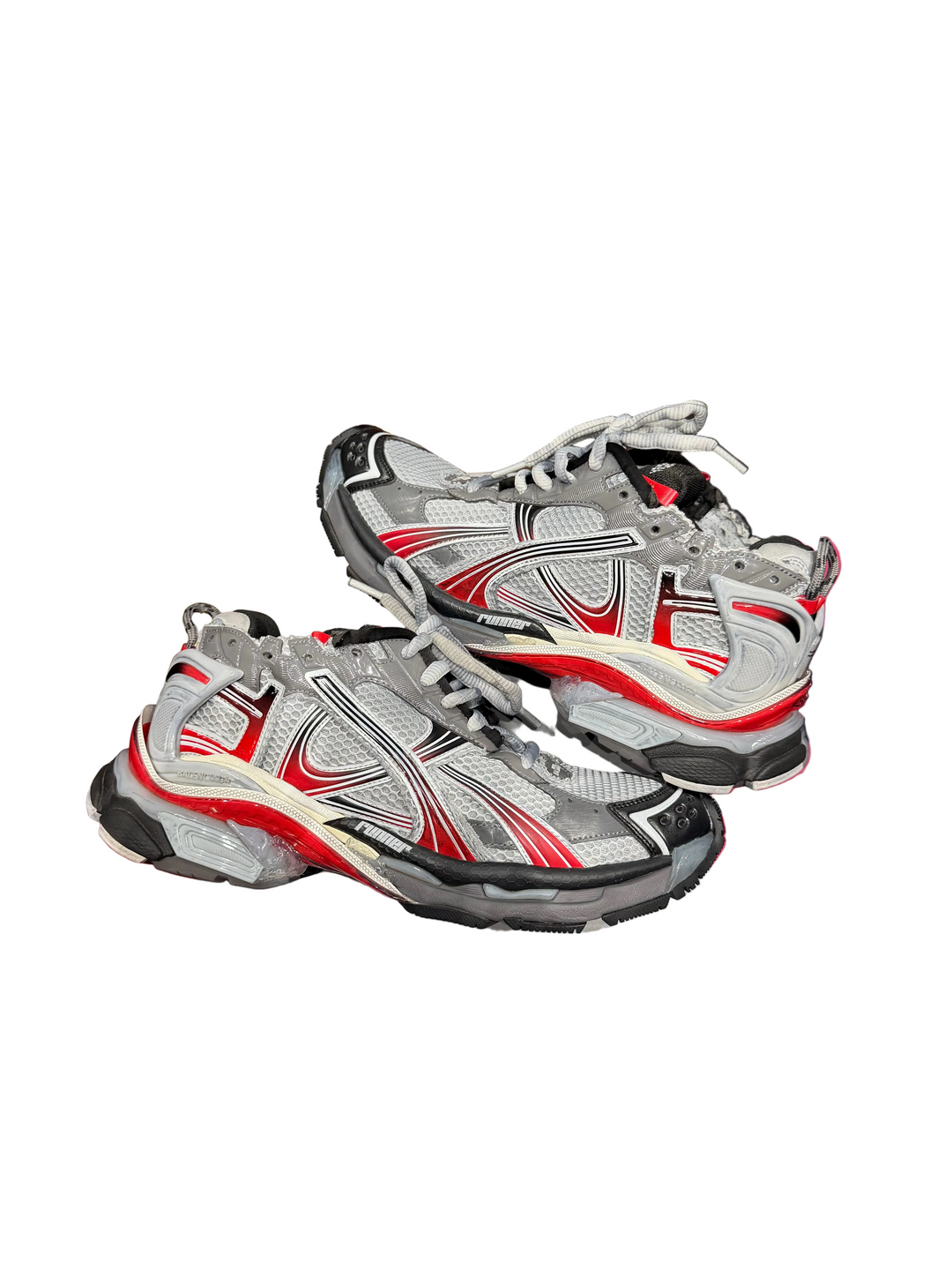 Balenciaga Runner Gradient Grey Red Pre-Owned