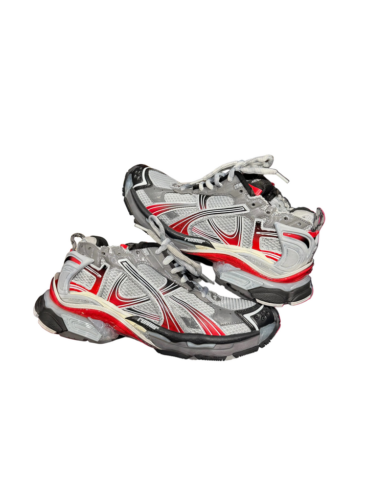 Balenciaga Runner Gradient Grey Red Pre-Owned