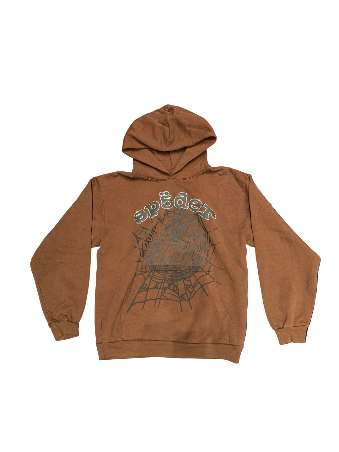 Sp5der Rhinestone OG Web Hoodie