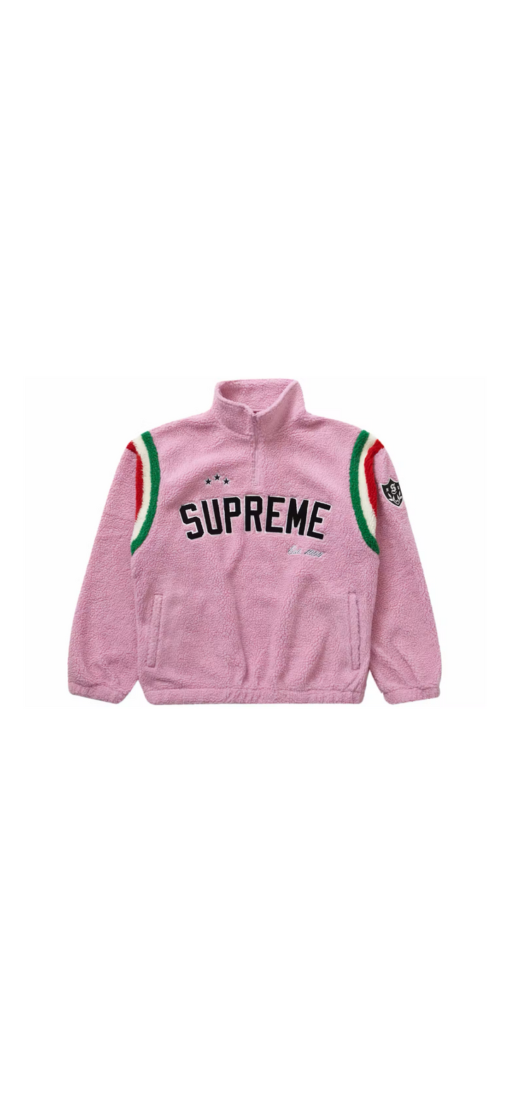Supreme Arc Half Zip Fleece Pullover ‘Pink’