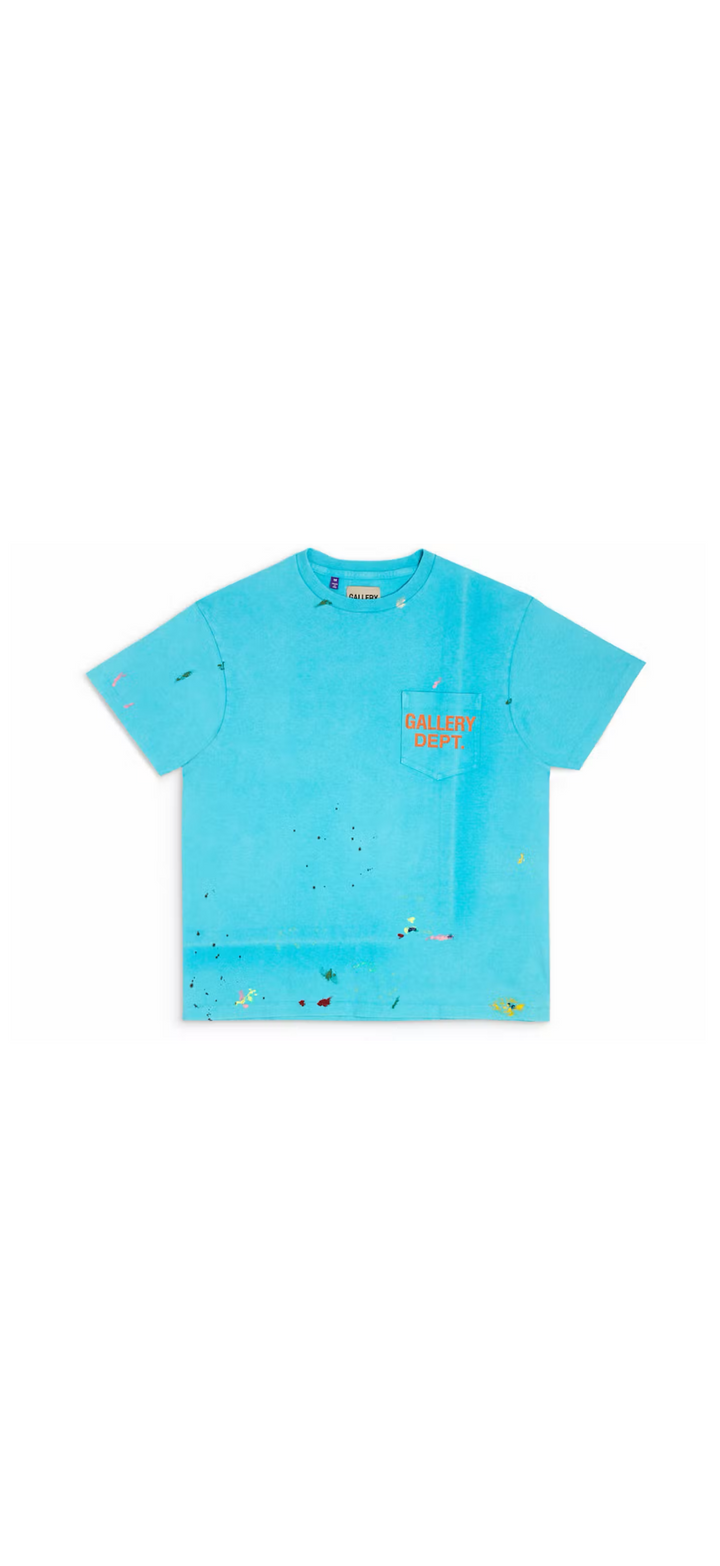 Gallery Dept Vintage Logo Tee Turquoise