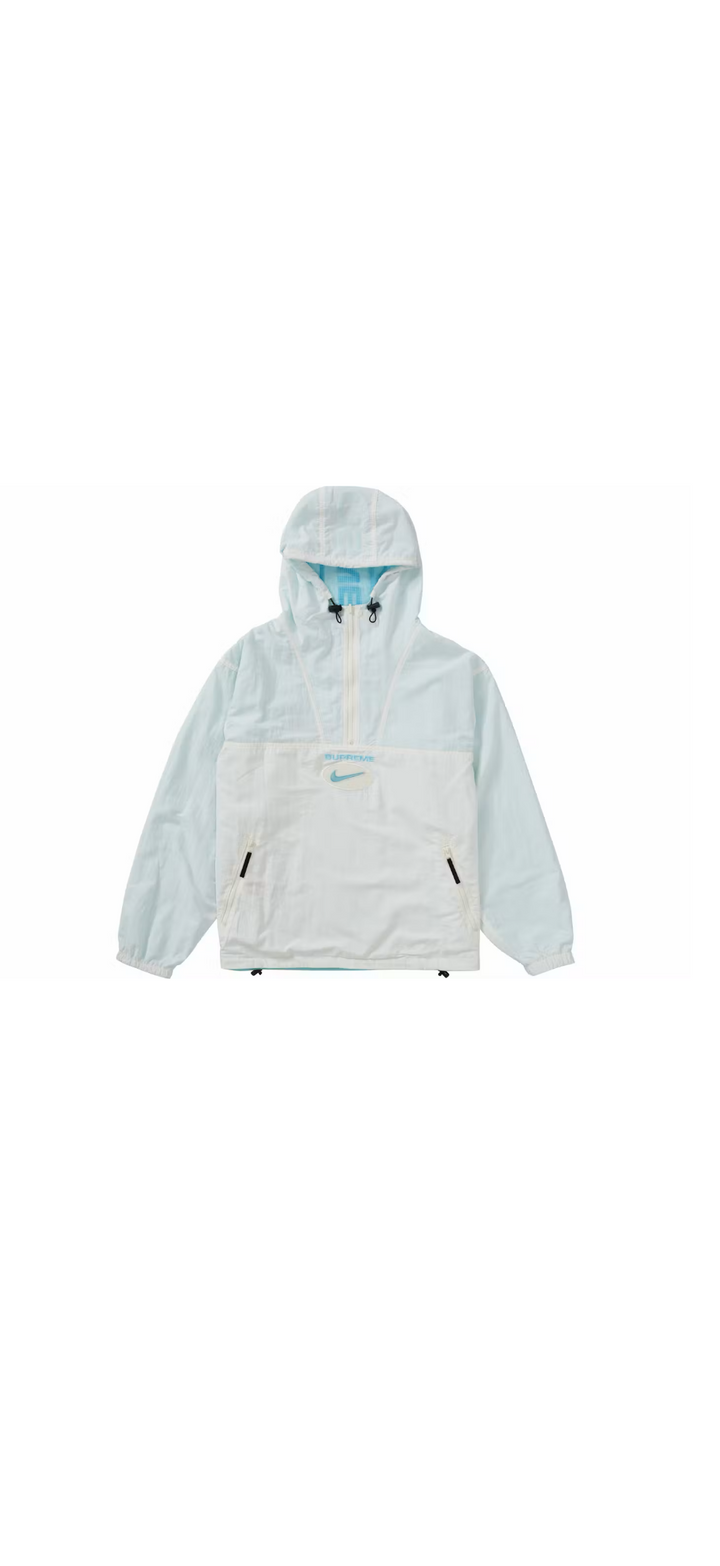 Supreme Nike Jewel Reversible Ripstop Anorak Light Blue