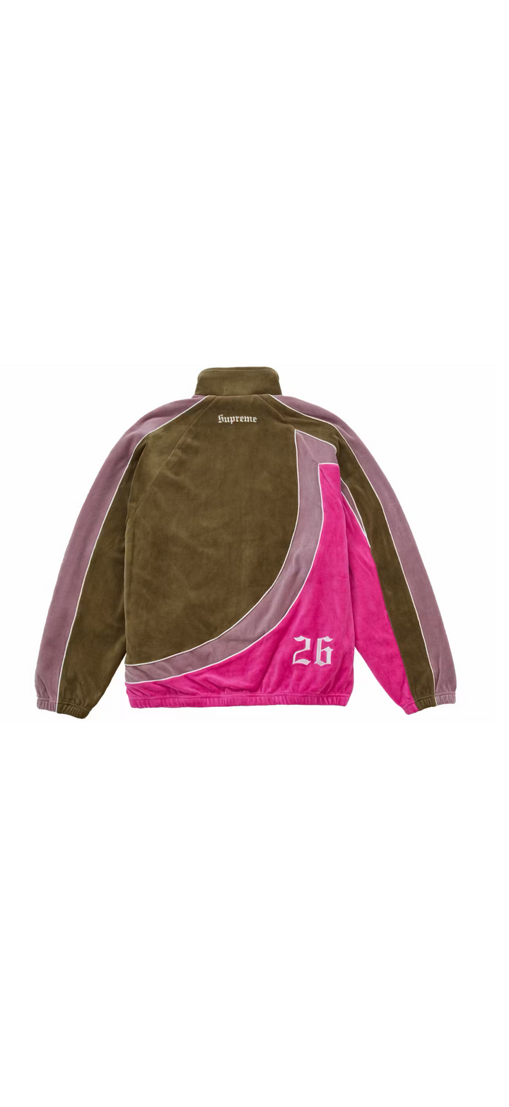 Supreme Umbro Velour Track Jacket ‘Olive’