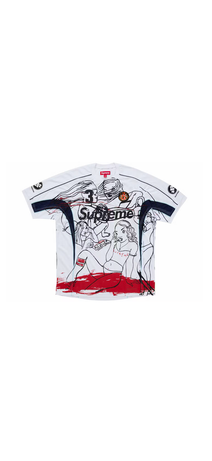 Supreme Rita Ackerman Soccer Jersey ‘White’