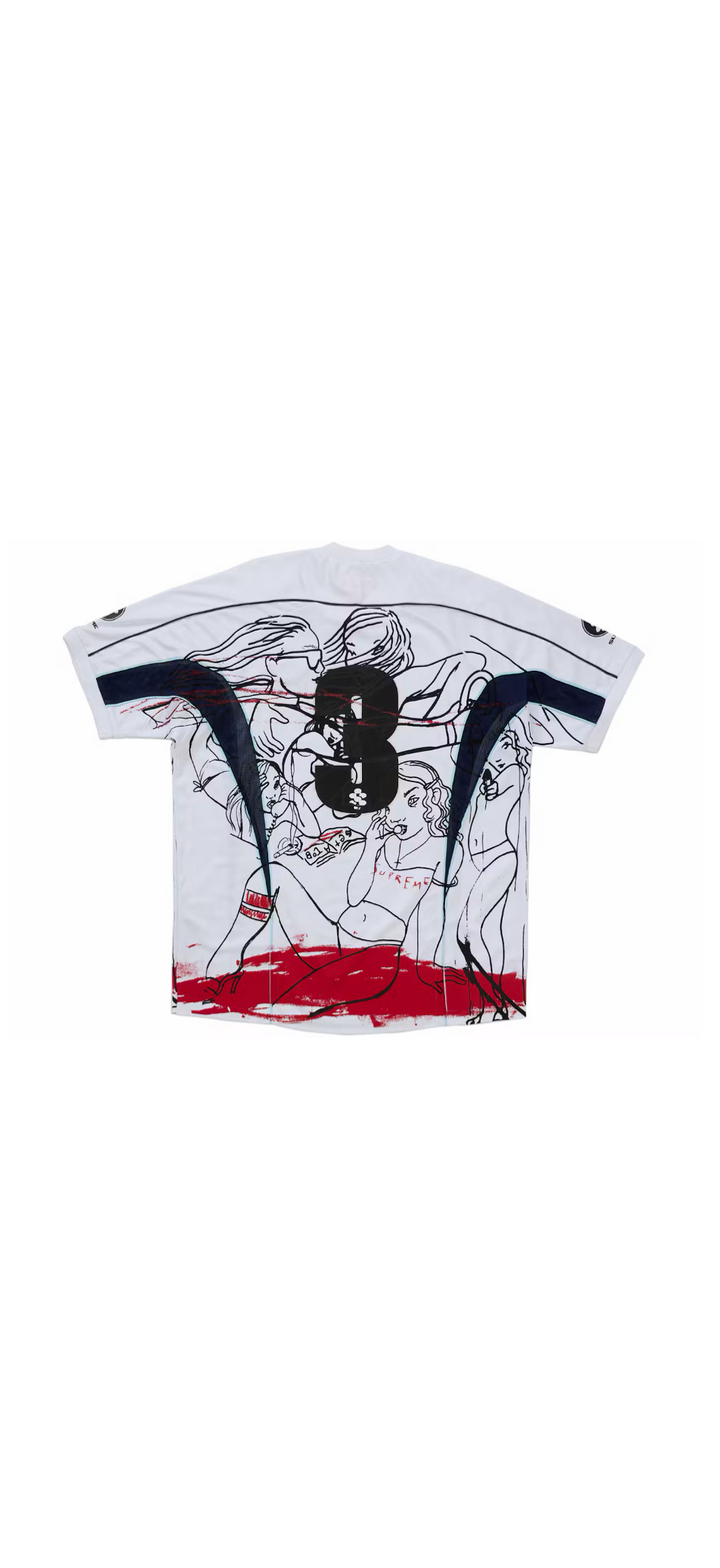 Supreme Rita Ackerman Soccer Jersey ‘White’